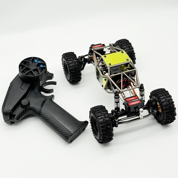 Limited Edition Furitek Titan Buggy 18 – ARTR Titanium Gold Edition w/ Active Pro 4WS & Micro Tesla DigiBoard