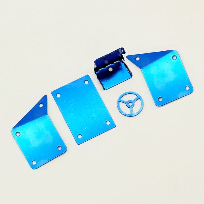 Furitek Titanium Panel Set Blue for Titan Buggy 18