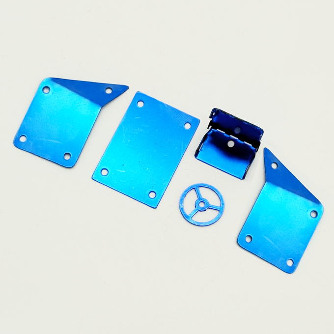 Furitek Titanium Panel Set Blue for Titan Buggy 18