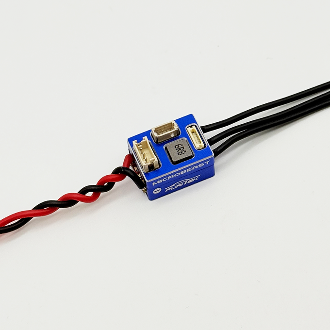 FURITEK MICROBEAST 2S LiPo 25A/50A Brushless ESC with WIFI Module for 1/24 & 1/28 Drift/Race Cars - Sensored/Sensorless, Blue Edition