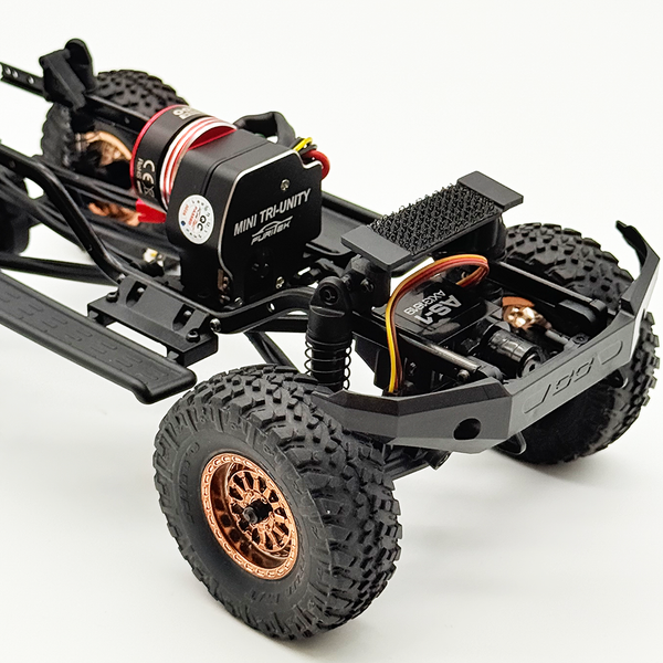 FURITEK FLEX LCG ALUMINUM SKID PLATE for SCX24 TRI-UNITY