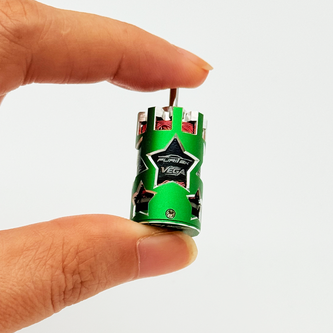 FURITEK VEGA 5500KV SENSORED BRUSHLESS MOTOR FOR 1/24 & 1/28 DRIFT/RACE RC CARS - GREEN EDITION