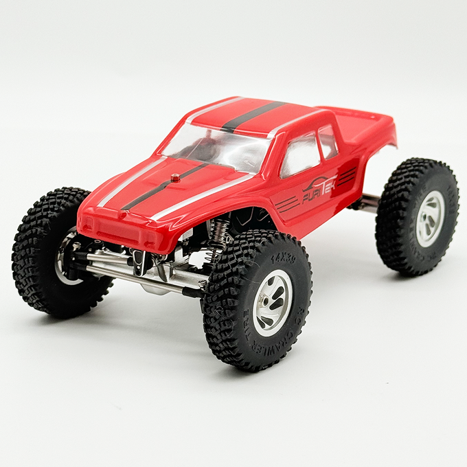 Lcg Comp Rig Body Furitek MANTIS LCG Competition Chassis Kit with Red Comp Body for SCX3