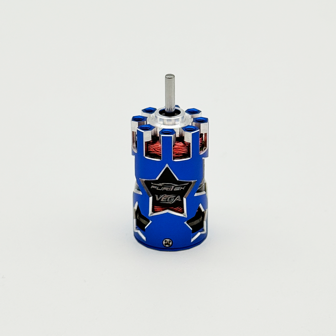 FURITEK VEGA 5500KV SENSORED BRUSHLESS MOTOR FOR 1/24 & 1/28 DRIFT/RACE RC CARS - BLUE EDITION
