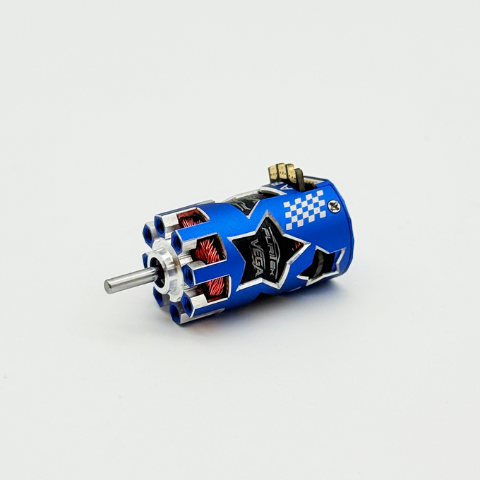 FURITEK VEGA 5500KV SENSORED BRUSHLESS MOTOR FOR 1/24 & 1/28 DRIFT/RACE RC CARS - BLUE EDITION