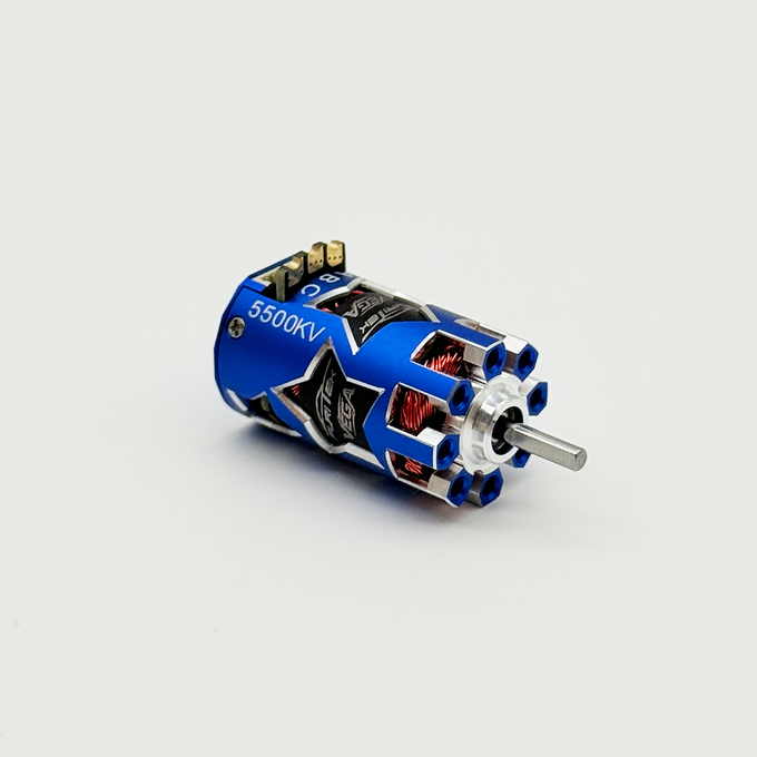 FURITEK VEGA 5500KV SENSORED BRUSHLESS MOTOR FOR 1/24 & 1/28 DRIFT/RACE RC CARS - BLUE EDITION