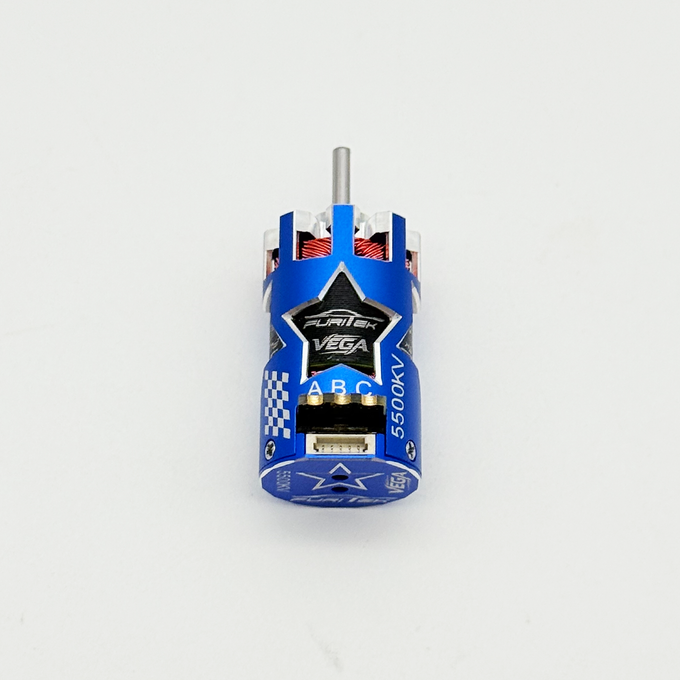 FURITEK VEGA 5500KV SENSORED BRUSHLESS MOTOR FOR 1/24 & 1/28 DRIFT/RACE RC CARS - BLUE EDITION