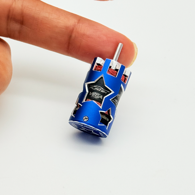 FURITEK VEGA 5500KV SENSORED BRUSHLESS MOTOR FOR 1/24 & 1/28 DRIFT/RACE RC CARS - BLUE EDITION