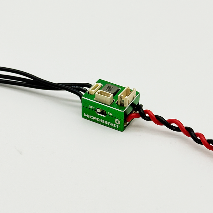 FURITEK MICROBEAST 2S LiPo 25A/50A Brushless ESC with WIFI Module for 1/24 & 1/28 Drift/Race Cars - Sensored/Sensorless, Green Edition