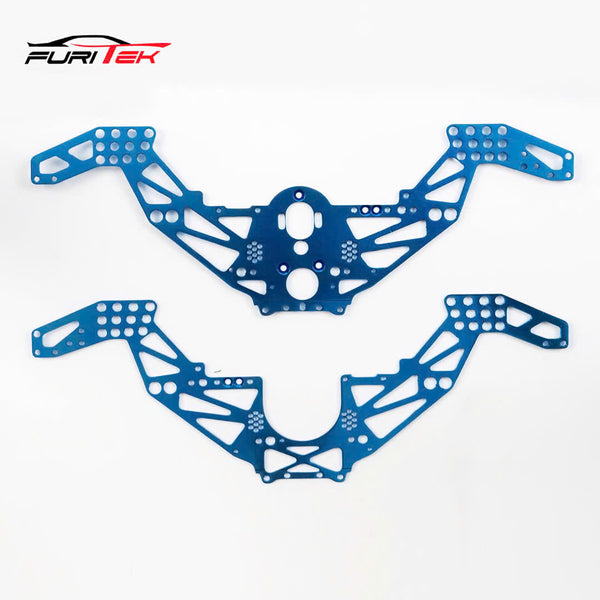 Furitek TITAN BLUE Frame KIT for Losi 1/18 Mini LMT