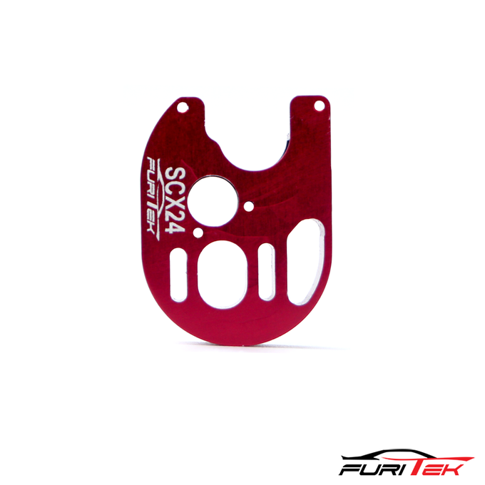 FURITEK Aluminum Motor Mount For Mini Komodo Brushless Motor - Fits FCX24 & Cayman RC Trucks
