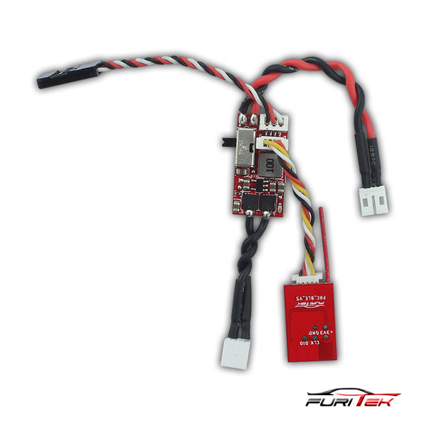 Combo of FURITEK IGUANA PRO 30A/50A BRUSHED ESC FOR AXIAL SCX24 with Bluetooth