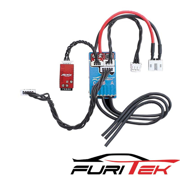 FURITEK CYCLOS 2S LIPO 20A/40A BRUSHLESS SENSORED ESC FOR DRIFT/RACE AND WIRELESS APP (With Aluminum Blue Case)