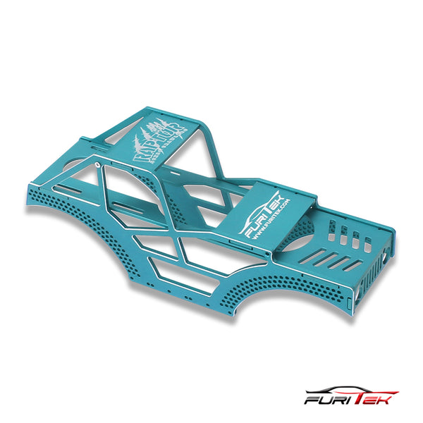 FURITEK RAPTOR ALUMINUM FRAME KIT FOR SCX24 CRAWLERS - BLUE AQUA – Furitek