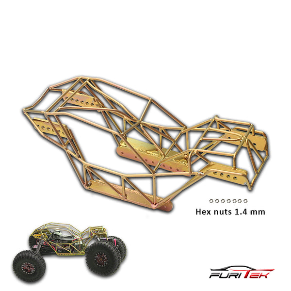 Furitek OLYMPUS Titanium Rolling Cage for Axial SCX24 (GOLD)