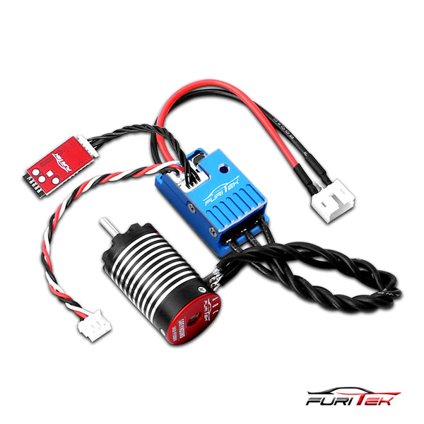 Furitek ODYSSEY Power System V2 for 1/24 1/28 Race/Drift - (ALUMINUM BLUE CASE)