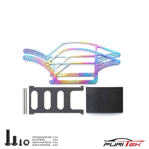 Rymc FURITEK BETTLE TITANIUM (RAINBOW) COMP CHASSIS FOR TRAXXAS