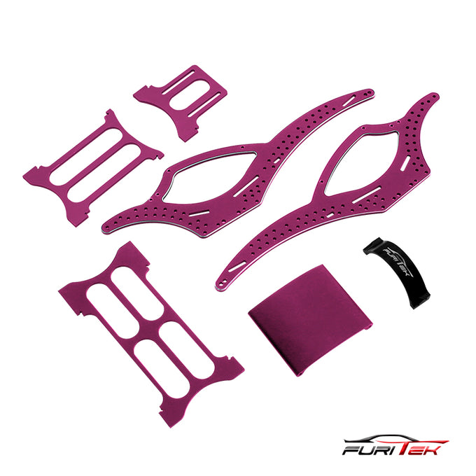 FURITEK SCYTHE V2 ALUMINUM FRAME KIT FOR SCX24 CRAWLERS - Purple